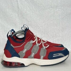 Zara Captain America Unisex Red/Blue Lace Athletic Sneakers Shoes SZ M 7 & W 9